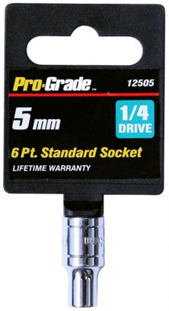Pro-Grade 12511 1/4-Inch Drive with 6 Point 11mm Socket