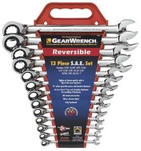 Gearwrench 85488 12 pc Metric Index Double Box Ratcheting Socketing Wrench Set