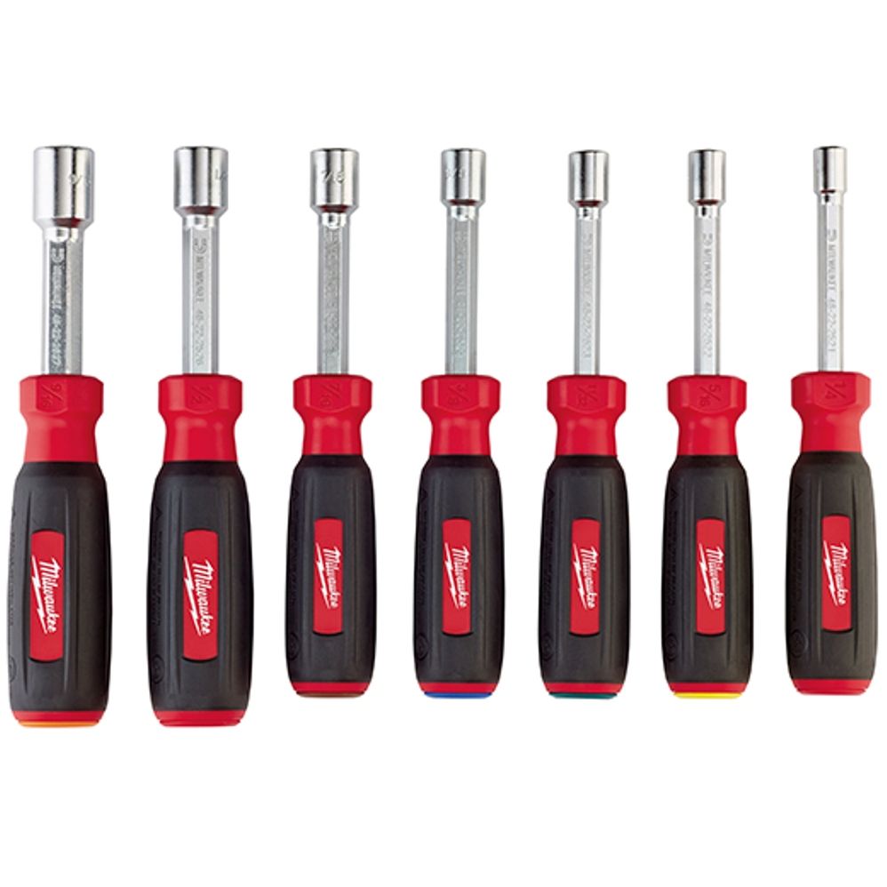 Milwaukee 48-22-2502 2pc SAE Hollowcore Magnetic Nut Driver Set for sale online 