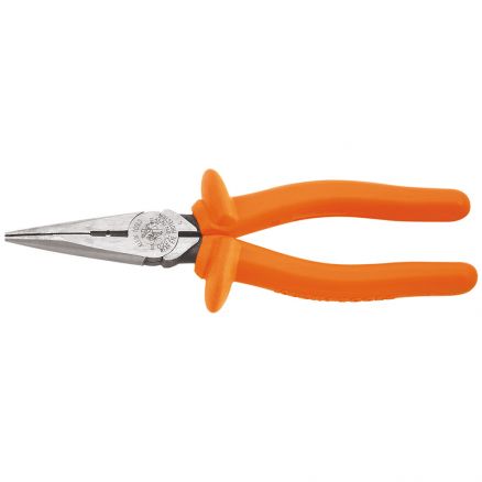 Klein Tools Insulated Long Nose Slide-Cutting/Stripping Pliers - D203-8N-INS