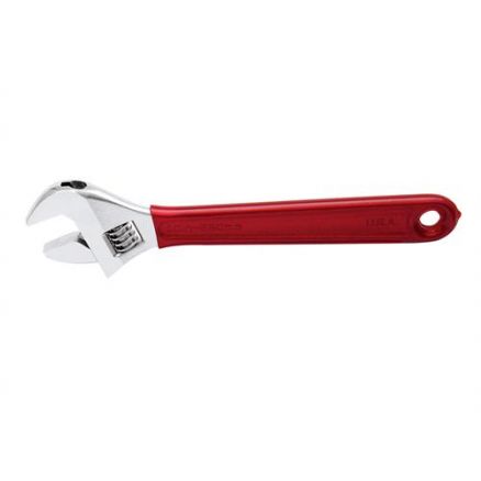Klein D507-10 10" Plastic-Dipped Extra Capacity Adjustable Wrench