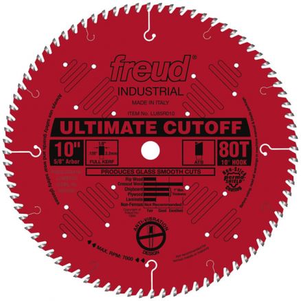 Freud 10" 80T Industrial Ultimate Circular Saw Blade - LU85R010