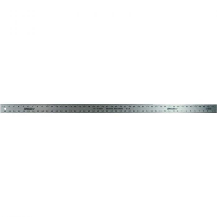 Johnson Level & Tool 48 Aluminum Straight Edge Ruler - 1/8 & 1/16
