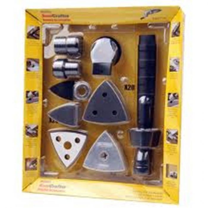 HAS DUST ATTACHMENT ROCKWELL SONICRAFTER SANDING & POLISHING KIT RW9172K 
