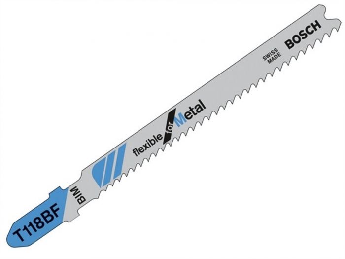 DeWalt DT2054 Pack of 5 82mm Bi-Metal Cutting Jigsaw Blades for Jigsaws T118EOF 
